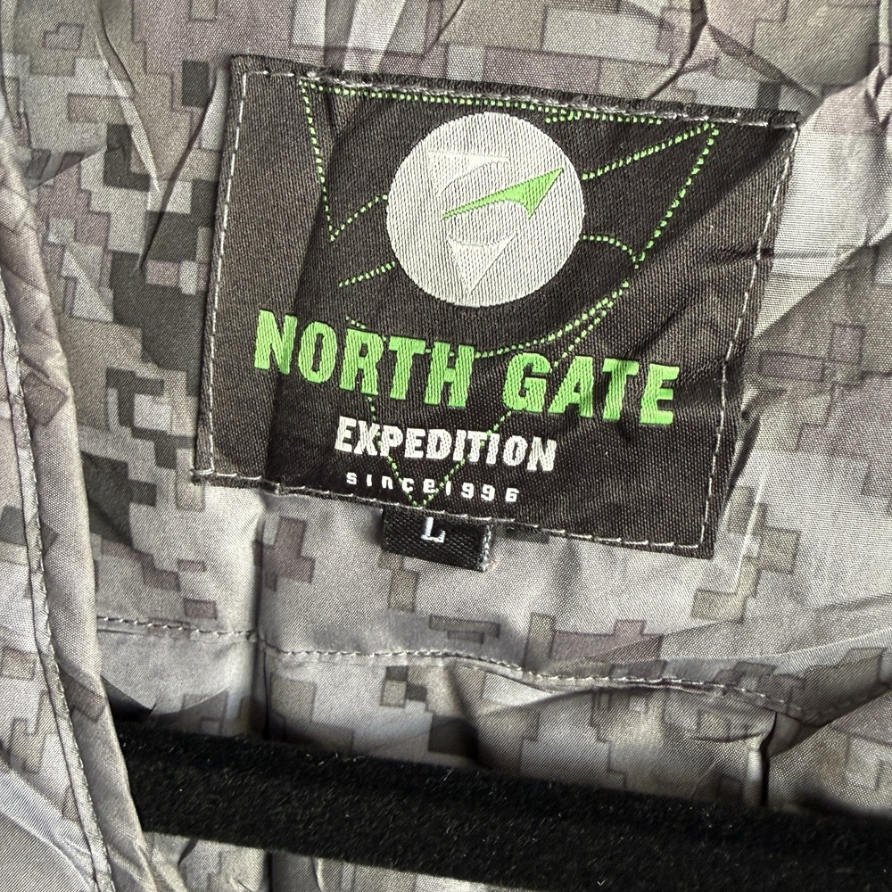 Northgate Expedition Mens 9 Pocket Utility Vest L Gray Digital Camouflage - Picture 3 of 9
